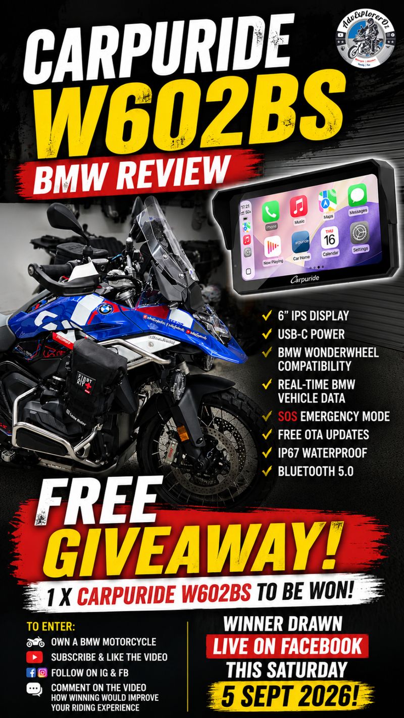 Carpuride W602BS Review + GIVEAWAY! 5th Sept 2026