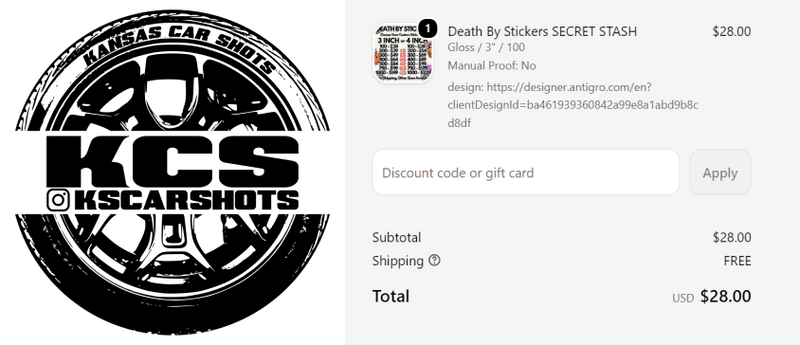 Fundraising to get "give away" stickers!