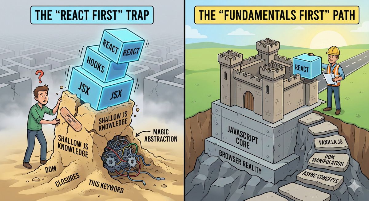 Don’t Learn React Yet: Why Mastering JavaScript Fundamentals Is the ...