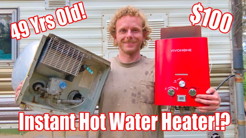 Testing One Of The Internet's CHEAPEST RV Propane Hot Water Heaters