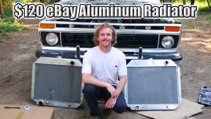 Road Salt Destroyed My $120 EBAY Radiator, Let's Replace It!