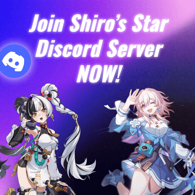 Shiro's Star Discord Server Join NOW!