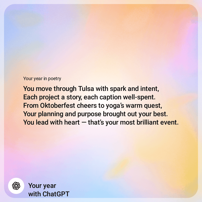 My Year with ChatGPT