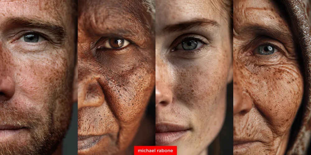 Realistic Skin (Midjourney Examples) — Michael Rabone - Buymeacoffee
