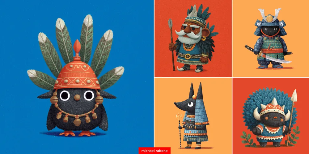 Chibi Book Characters & Toy Style — Michael Rabone - Buymeacoffee