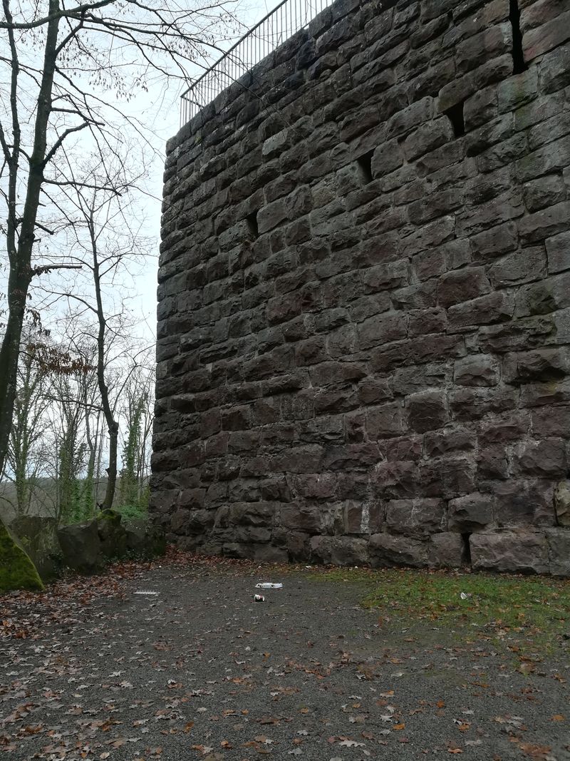 A longer clean-up, castle-ruin cleaned