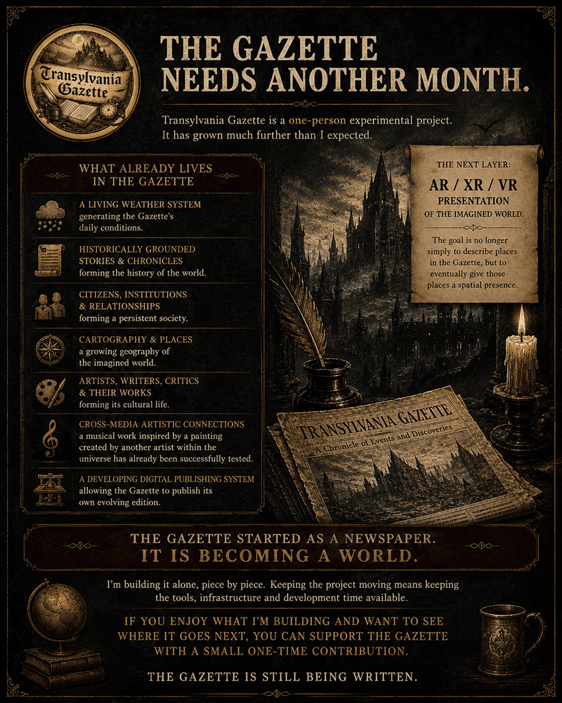 The Gazette needs another month.