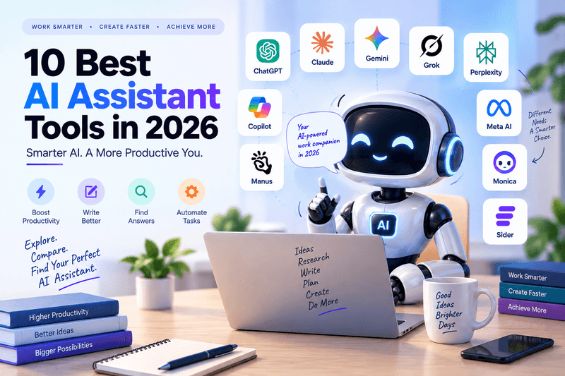 10 Best AI Assistant Tools in 2026 for Work & Productivity