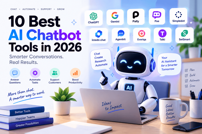 10 Best AI Chatbot Tools in 2026 for Work, Support & Productivity