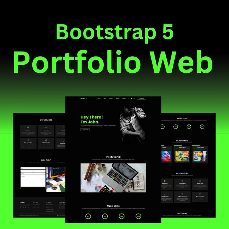 Modern Bootstrap 5 Portfolio Website Template | Responsive Personal Portfolio
