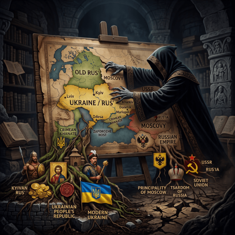 🗺️ The Theft of History: Historical Names on the Territory of Ukraine and Russia