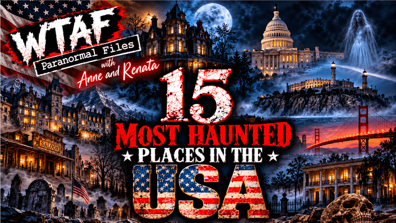 Live in 30 minutes! 👻 15 Most Haunted Places in America | Fact, Folklore or Fiction?