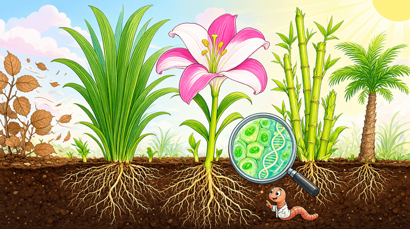 True Monocotyledonous Plants with a Single Seed Stay Younger Longer? Let’s Debunk the Myth