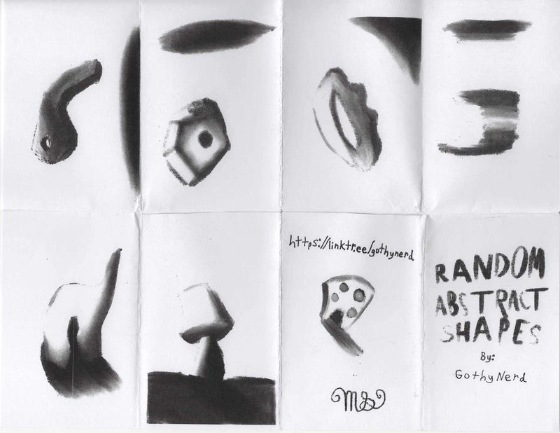 Random Abstract Shapes Mini-Zine by GothyNerd