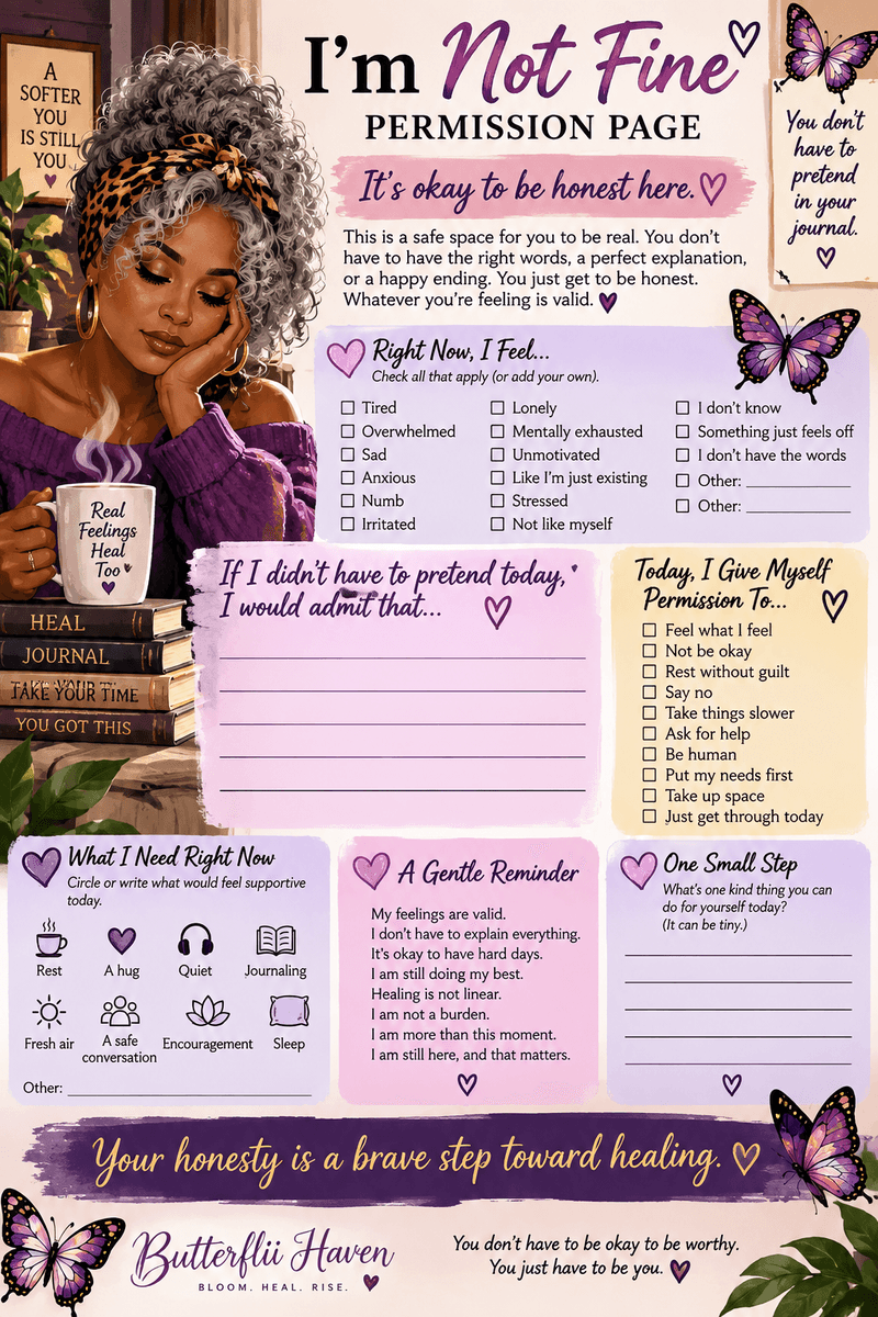 🦋 7 Days of Living in Silence With Depression