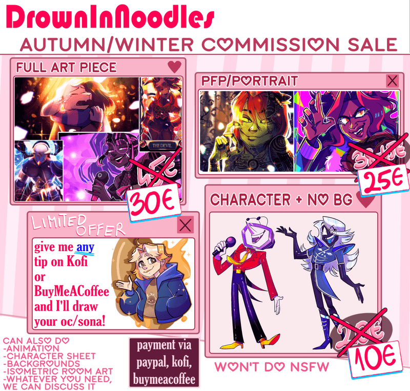 Commissions Sale