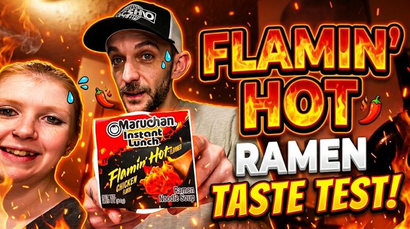 Maruchan Flamin Hot Chicken Ramen Taste Test