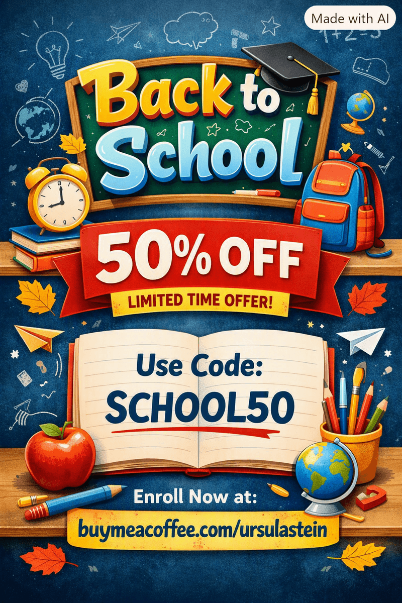 Back‑to‑School Aktion Version 2.0 – 50 % Rabatt!