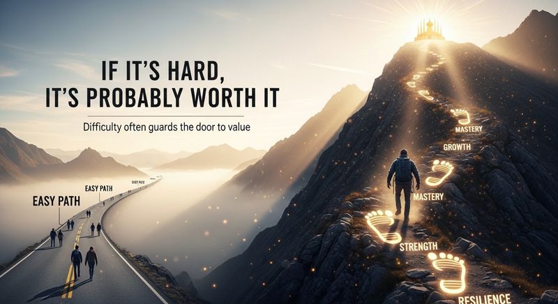 ☕ Greatness Unplugged –Day 179-If It’s Hard, It’s Probably Worth It