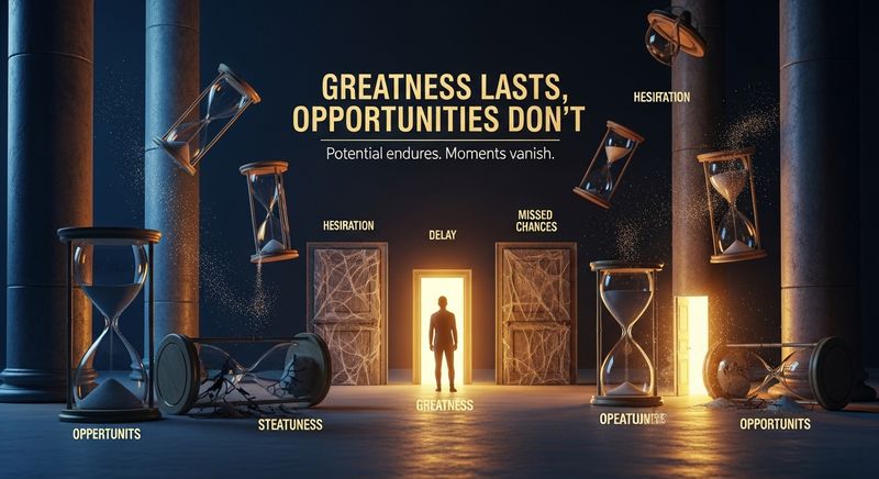 ☕ Greatness Unplugged –Day 180-Greatness Lasts, Opportunities Don’t ⏳✨
