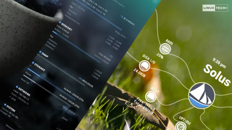 Meet My Custom Solus Conky Themes: Octopus and Pure