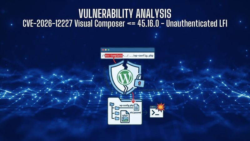 Coffee Break Security Alert ☕🚨: Zero-Auth LFI to RCE in Visual Composer (CVE-2026-12227)