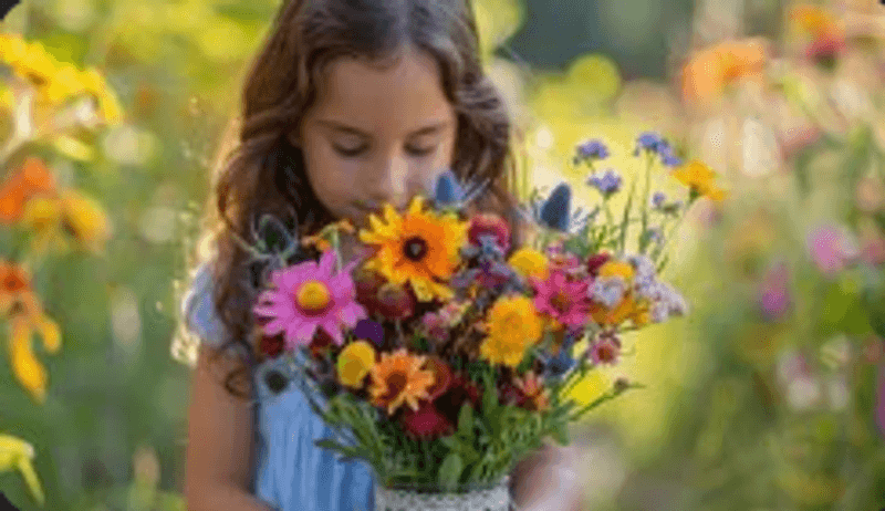 Messages From Heaven and Clara the Flower Whisperer.  A Short Story.