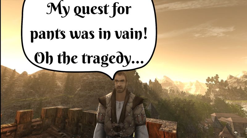 Legend of Ahssun: The quest for better pants