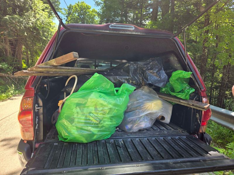 At it again - trash cleanup!