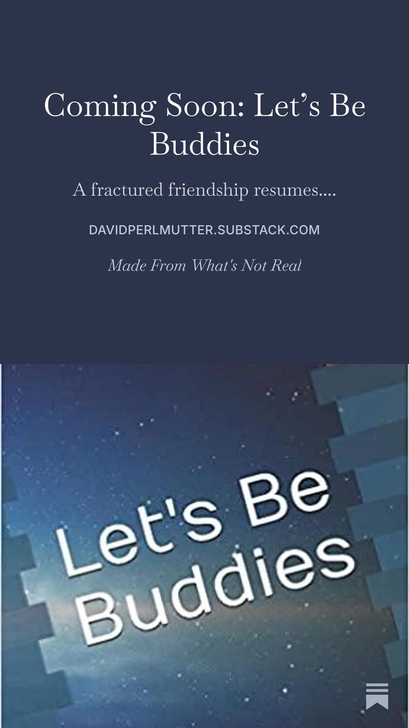 Coming Soon: Let's Be Buddies