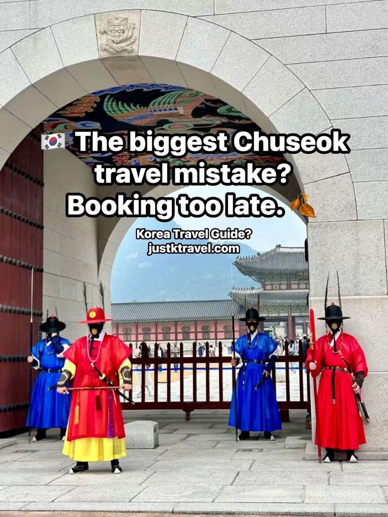 🇰🇷 The biggest Chuseok travel mistake? Booking too late. 🍂