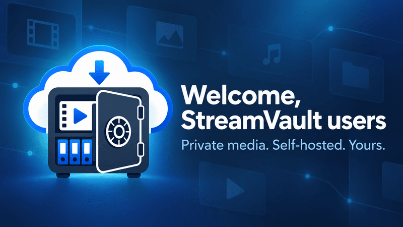 Welcome, GetStreamVault users 👋