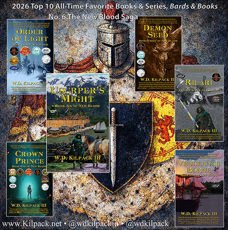 Award-Winning Epic Fantasy New Blood Saga Expanding from Eight to Nine Books