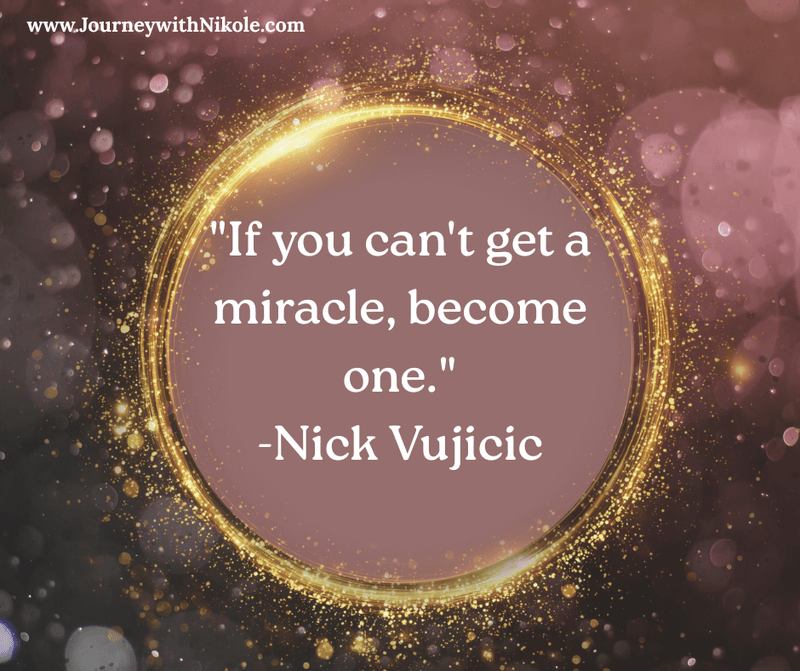 Be Your Own Miracle Today