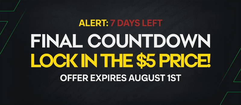 Lock in Your $5 Slot Forever!