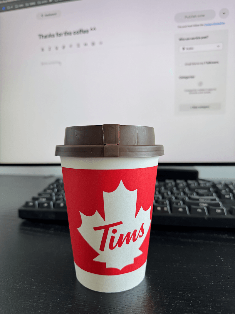 Thanks for the coffee ^^
