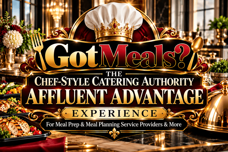 GOT MEALS? THE CHEF-STYLE CATERING AUTHORITY AFFLUENT ADVANTAGE EXPERIENCE