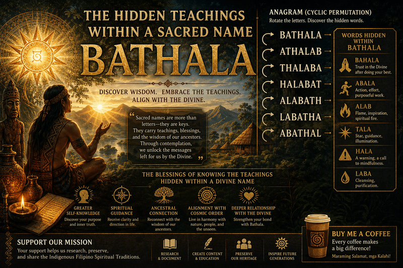 The Hidden Teachings Within a Sacred Name: Discovering the Wisdom of Bathala