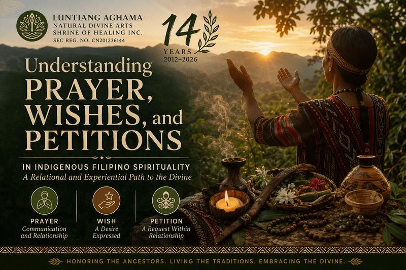 Fourteen Years of Luntiang Aghama: Understanding Prayer, Wishes, and Petitions in Indigeno