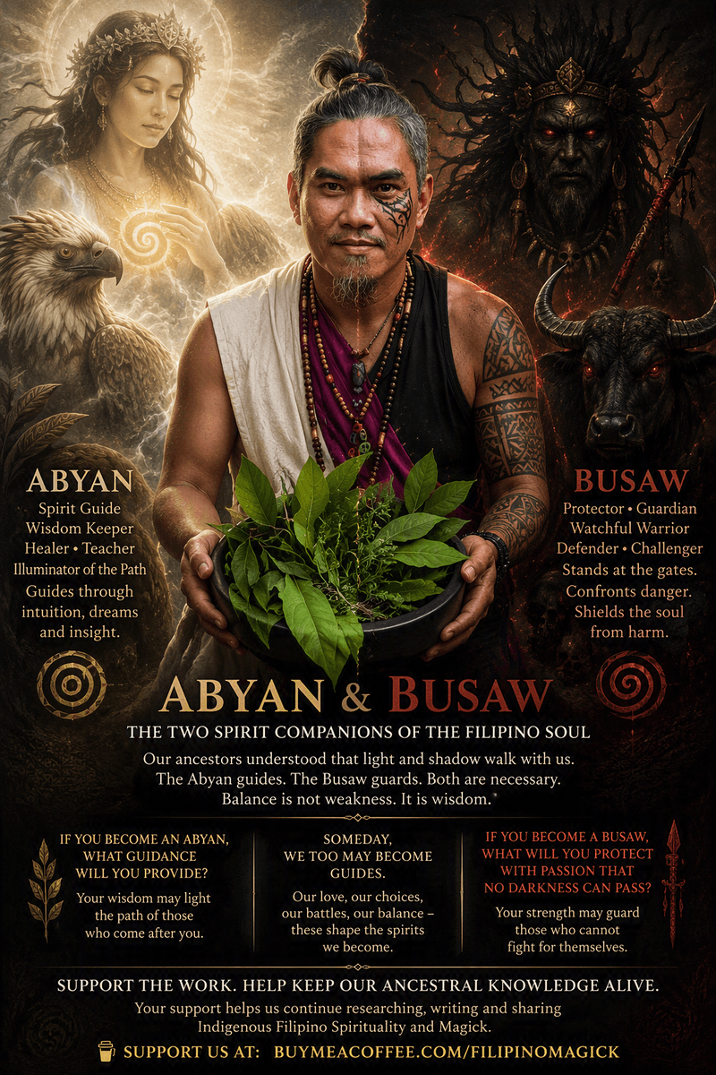Abyan and Busaw: The Forgotten Spirit Companions of the Filipino Soul