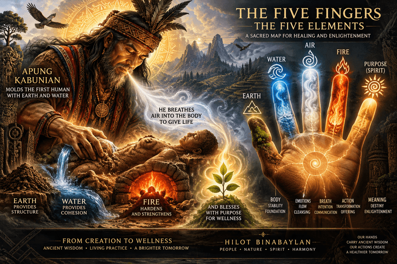The Five Fingers of Hilot Binabaylan: Understanding Elemental Balance Through the Story of