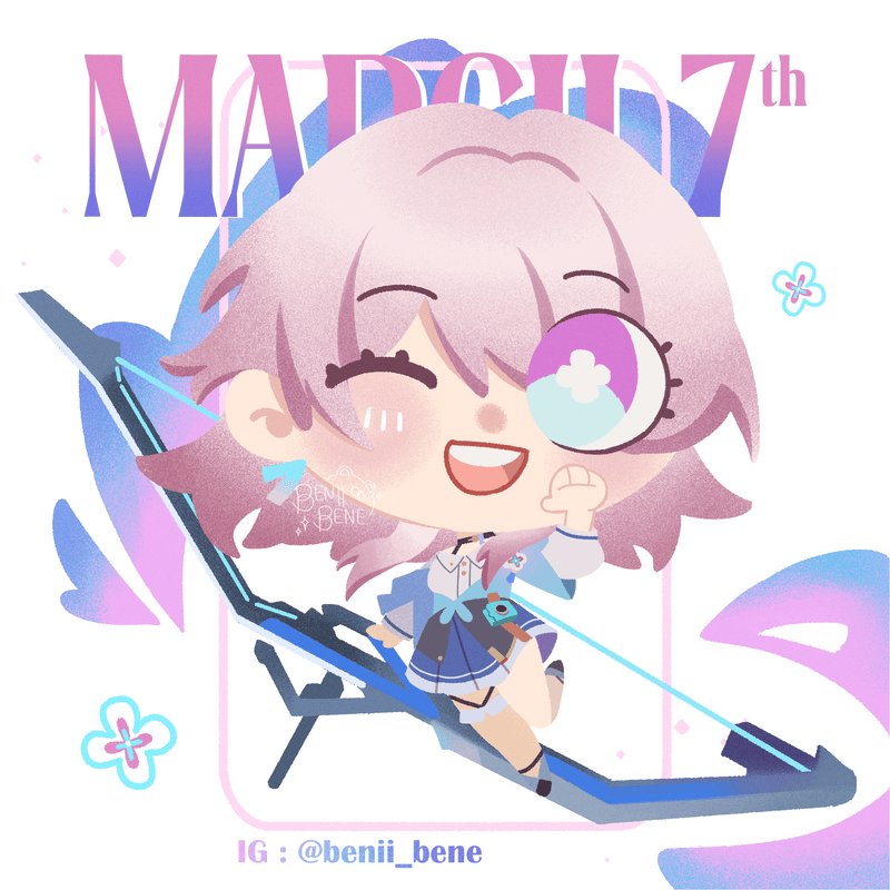 Honkai Star Rail : Paper March 7th