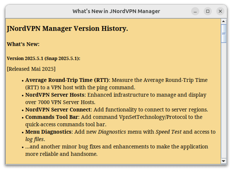 [Released] JNordVPN Manager Version 2025.5.1