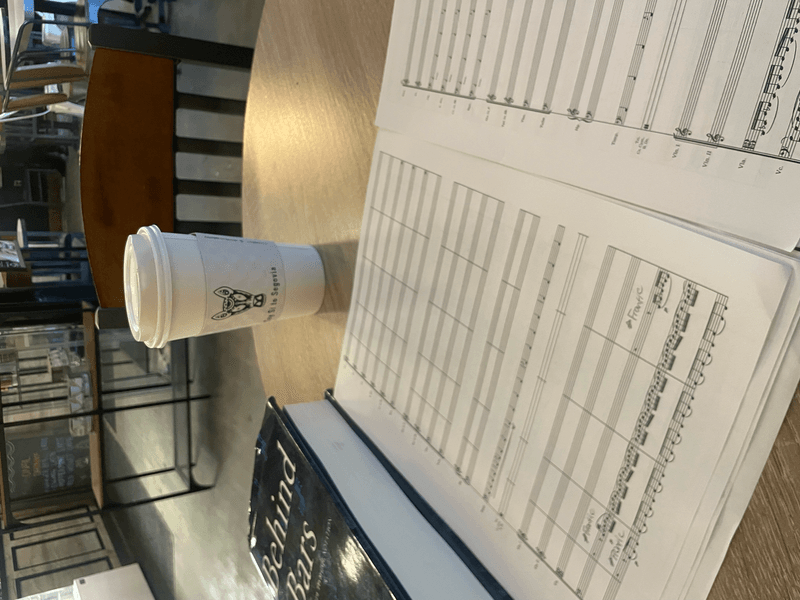 Had the chance to score study while I was visiting in Brampton, Ontario