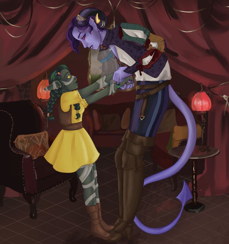 Mollymauk and Nott redraw