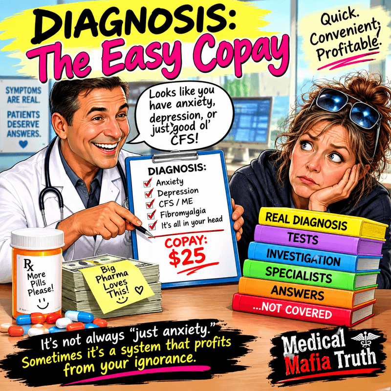 Diagnosis Anxiety-The Easy Copay No Work