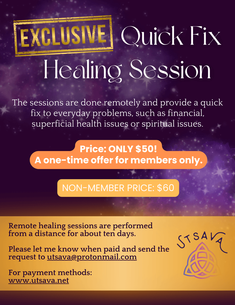 Quick Fix SALE ! September-A ten day process.
