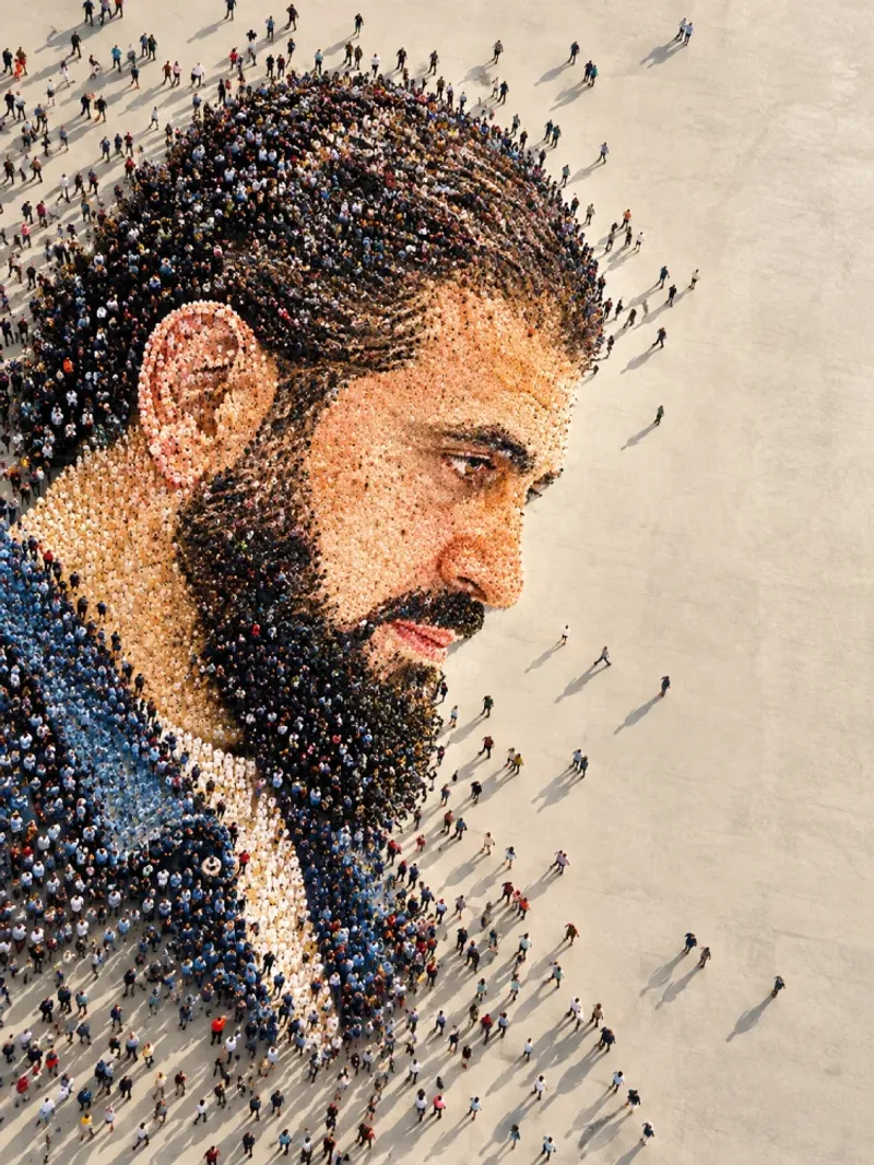 Crowd Portrait Prompt