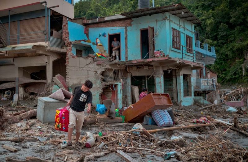 Helping to rebuild life of  family in Nepal