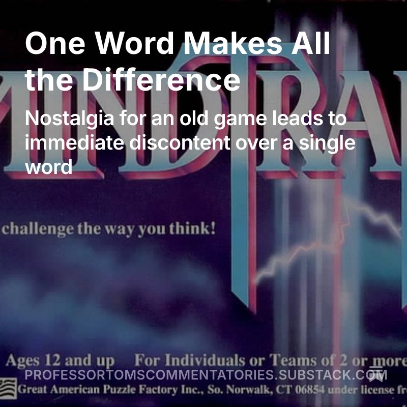 One Word Makes All the Difference
